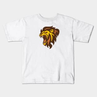 Roaring Lion of Courage Kids T-Shirt
